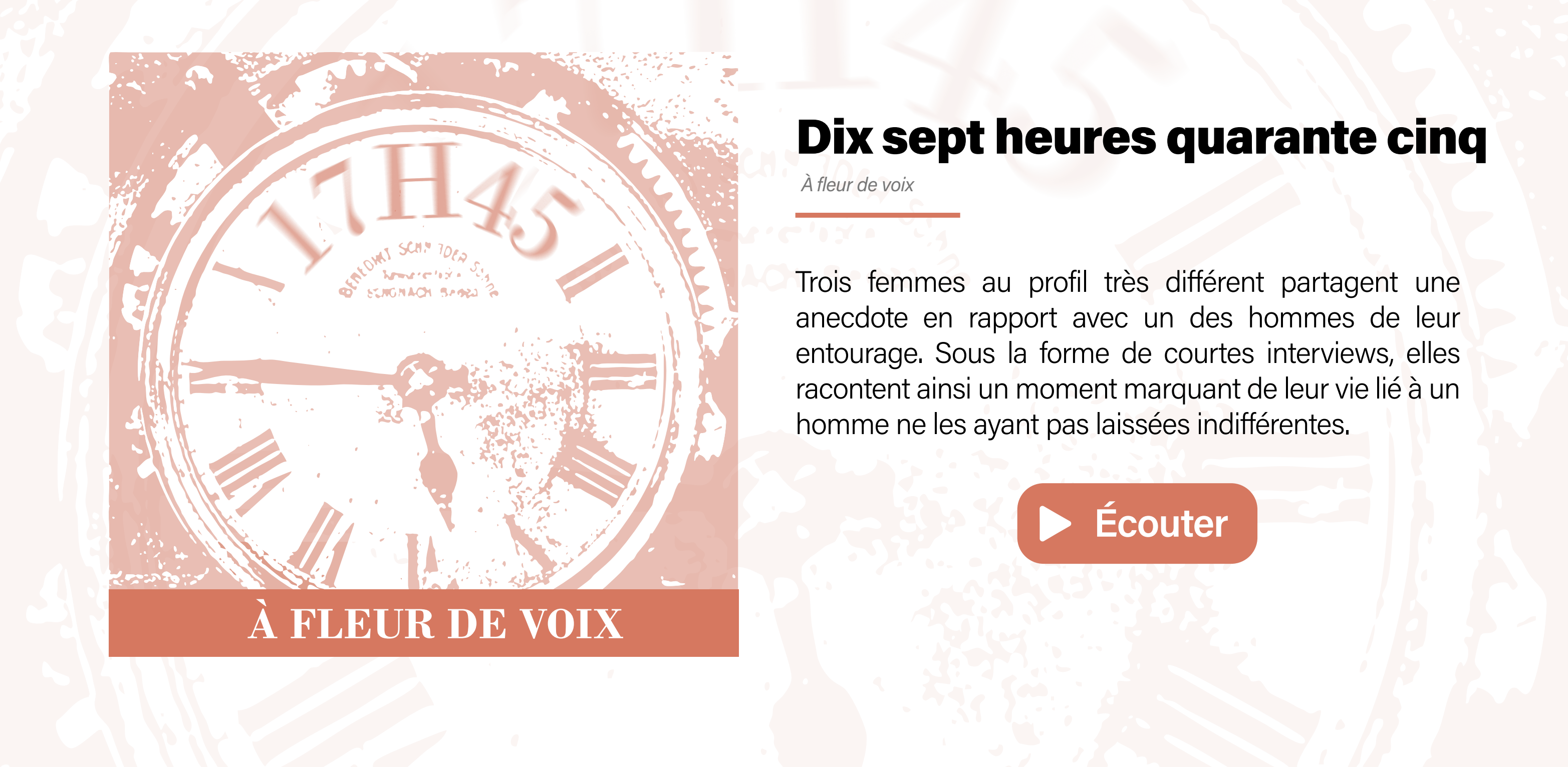 couverture du podcast Dix sept heures quarante cinq